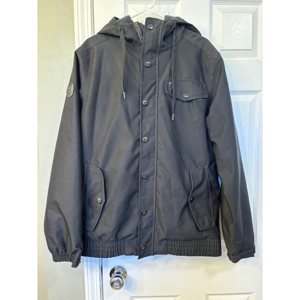 Empyre Surplus Co Mens Hooded Water Repellent Jacket Black Size M Outdoor Wear